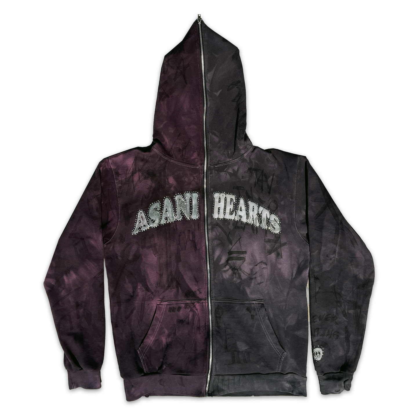 ASANIHEARTS GRAFFITI ZIPUP