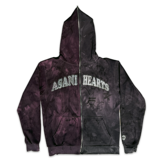 ASANIHEARTS GRAFFITI ZIPUP