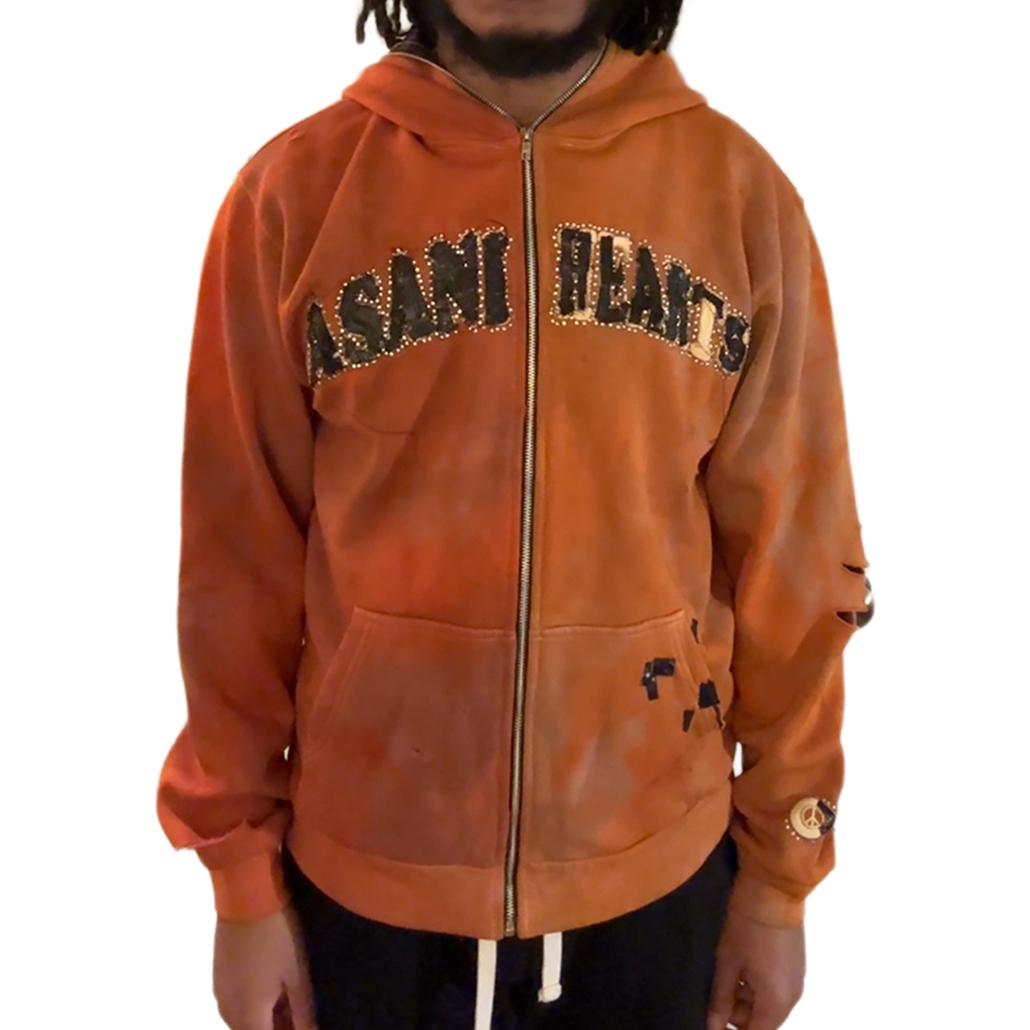 "BURNT AMBER" ZIPUP JACKET