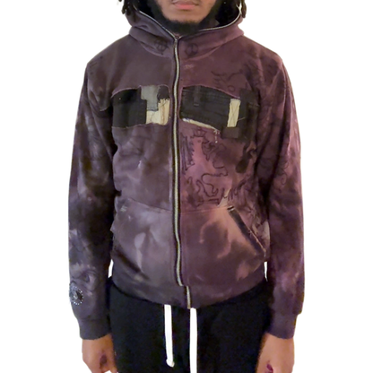 "JEAN REPAIR" ZIPUP JACKET