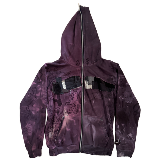 "JEAN REPAIR" ZIPUP JACKET